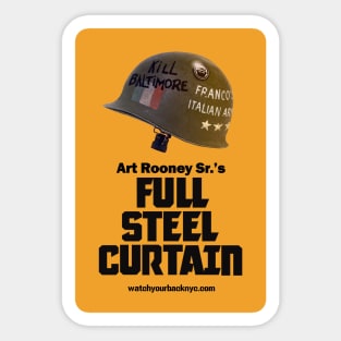 Full Steel Curtain Sticker